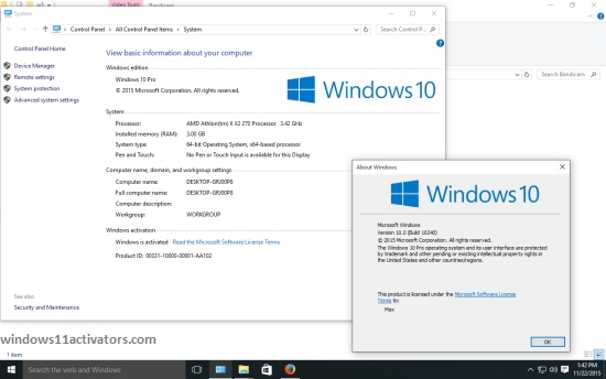 Windows 10 Crack Download (Keygen + Activator) for 32-64 Bit