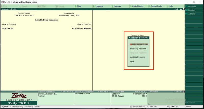 Tally ERP 9 Crack Version Latest Version Free Download for PC