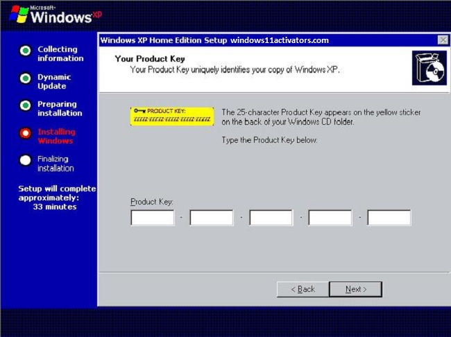 Windows XP Product Key Generator SP3 For All Editions [100% Working]