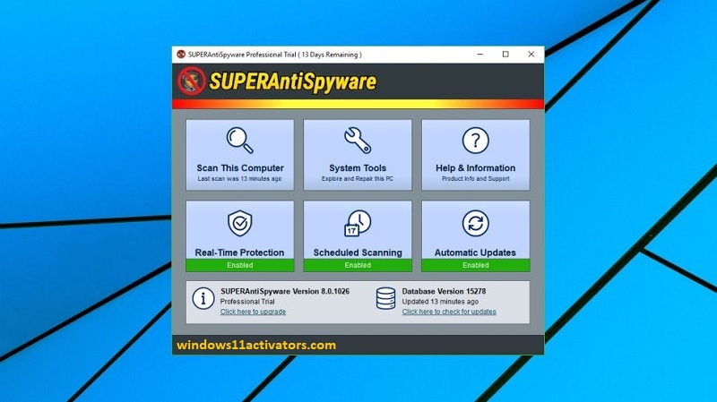 SUPERAntiSpyware Pro Crack 10.0.2466 with Key Free Download