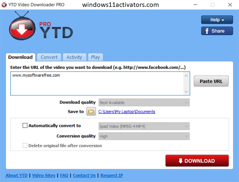 YTD Crack 2024 v7.6.3.3 with License Key [Latest] Free Download