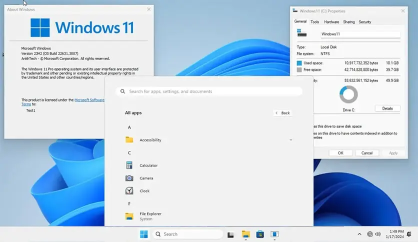 Windows 11 Pro 23H2 Ankh Tech Free Download [Latest 2025]