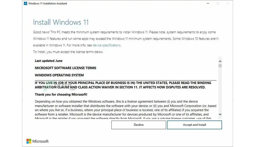 Windows 11 Installation Assistant 1.4.19041.5003 Download Free (64-Bit)