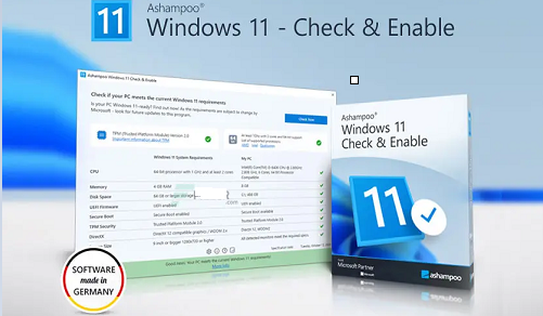 Ashampoo Windows 11 Check & Enable 1.0 Free Download